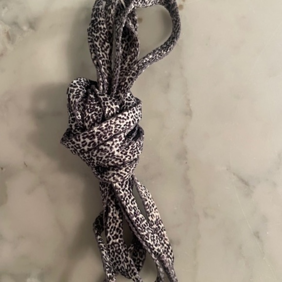 Golden Goose Leopard Print Shoelaces - Picture 1 of 4